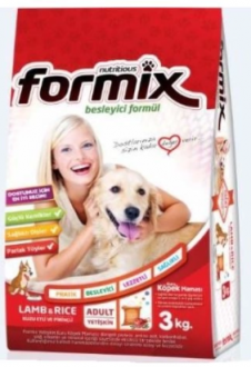 Formix Kuzu Etli Pirinçli Adult 3 kg Köpek Maması kullananlar yorumlar